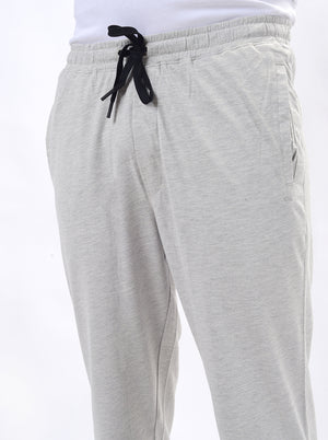 Grey Solid Regular Fit Track Pant | JadeBlue