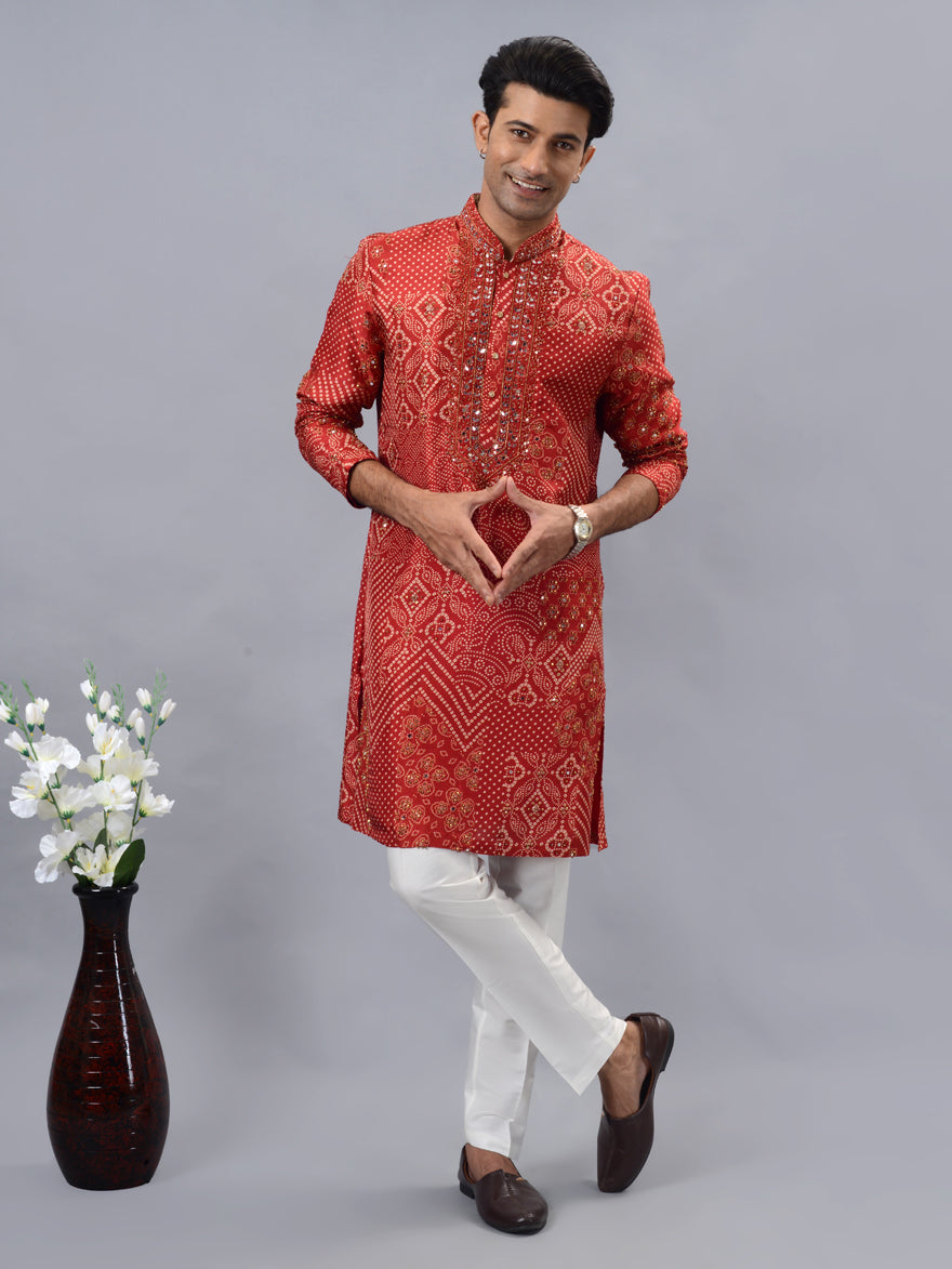 Maroon Kurta Pajama | TULA