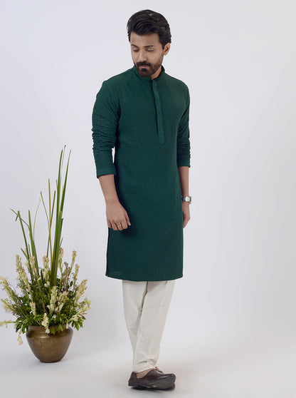 Green Kurta Pajama | Azania