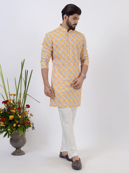Yellow Kurta Pajama | Azania