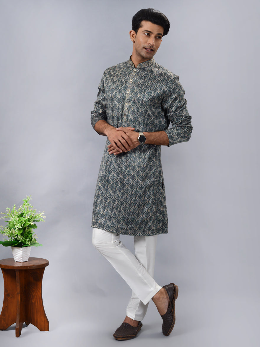 Green Kurta Pajama | Azania