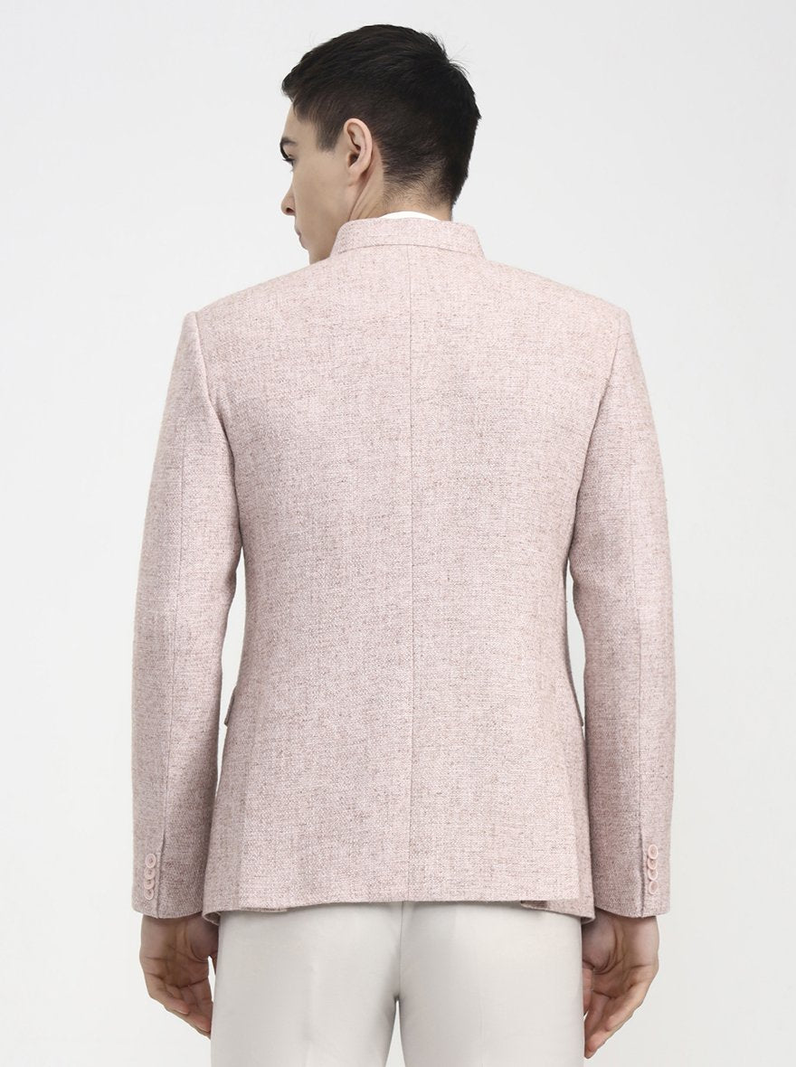 Peach Solid Jodhpuri | Wyre