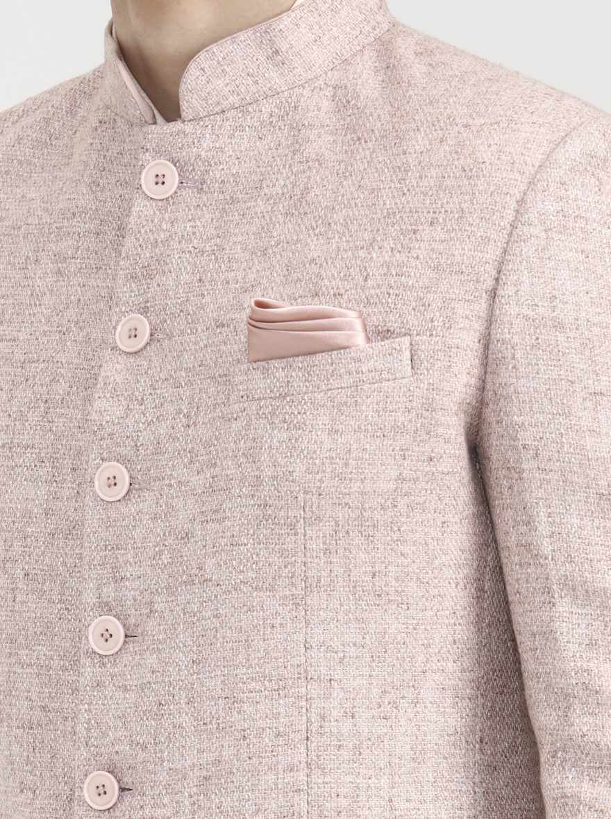 Peach Solid Jodhpuri | Wyre