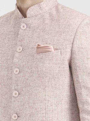 Peach Solid Jodhpuri | Wyre