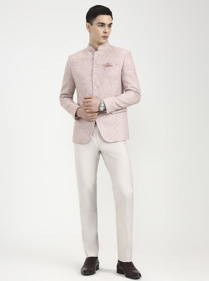 Peach Solid Jodhpuri | Wyre