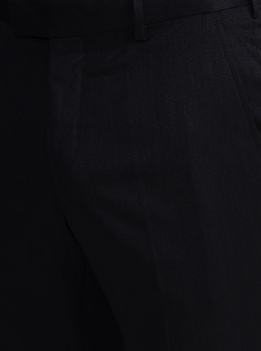 Brown Solid Slim Fit Formal Trouser | JadeBlue Youth