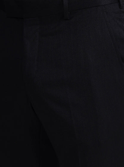 Brown Solid Slim Fit Formal Trouser | JadeBlue Youth