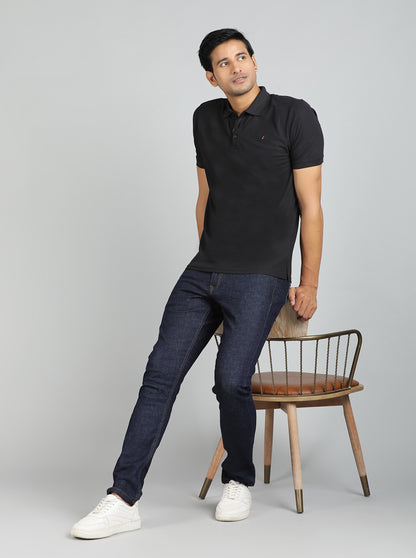 Raw Blue Washed Slim Fit Jeans | JadeBlue