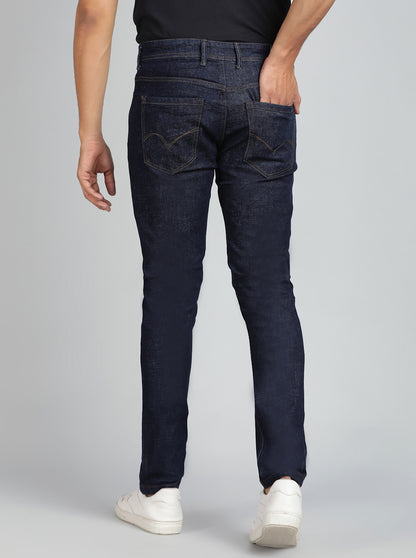 Raw Blue Washed Slim Fit Jeans | JadeBlue