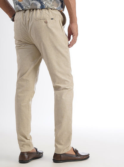 Grey Solid Regular Fit Track Pant | JadeBlue