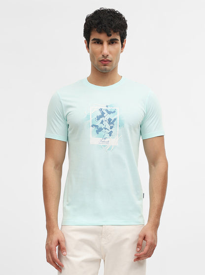 Sea Printed Slim Fit T-Shirt | Greenfibre