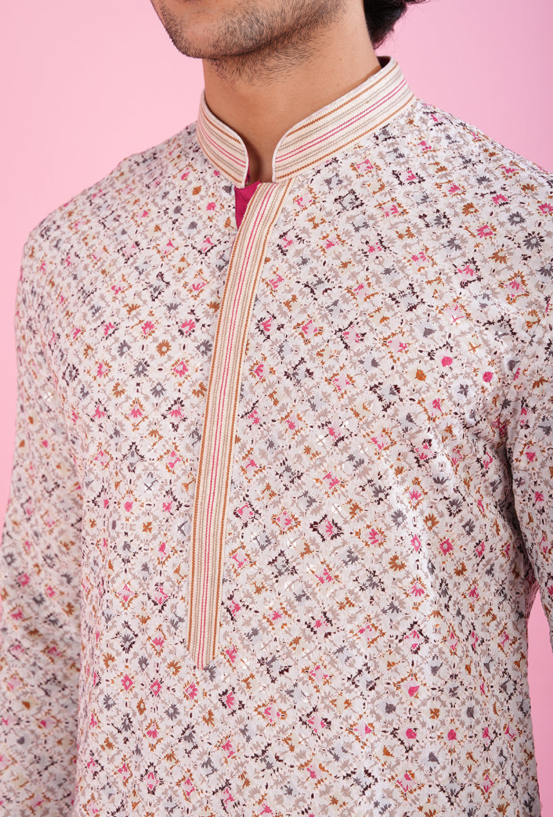 Cream Kurta Pajama | TULA
