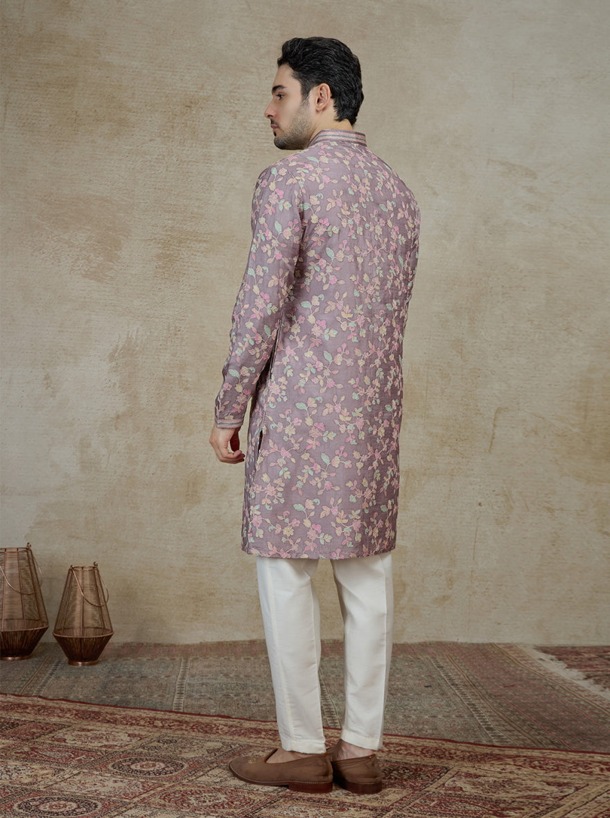 Onion Pink Printed Kurta Pajama | TULA