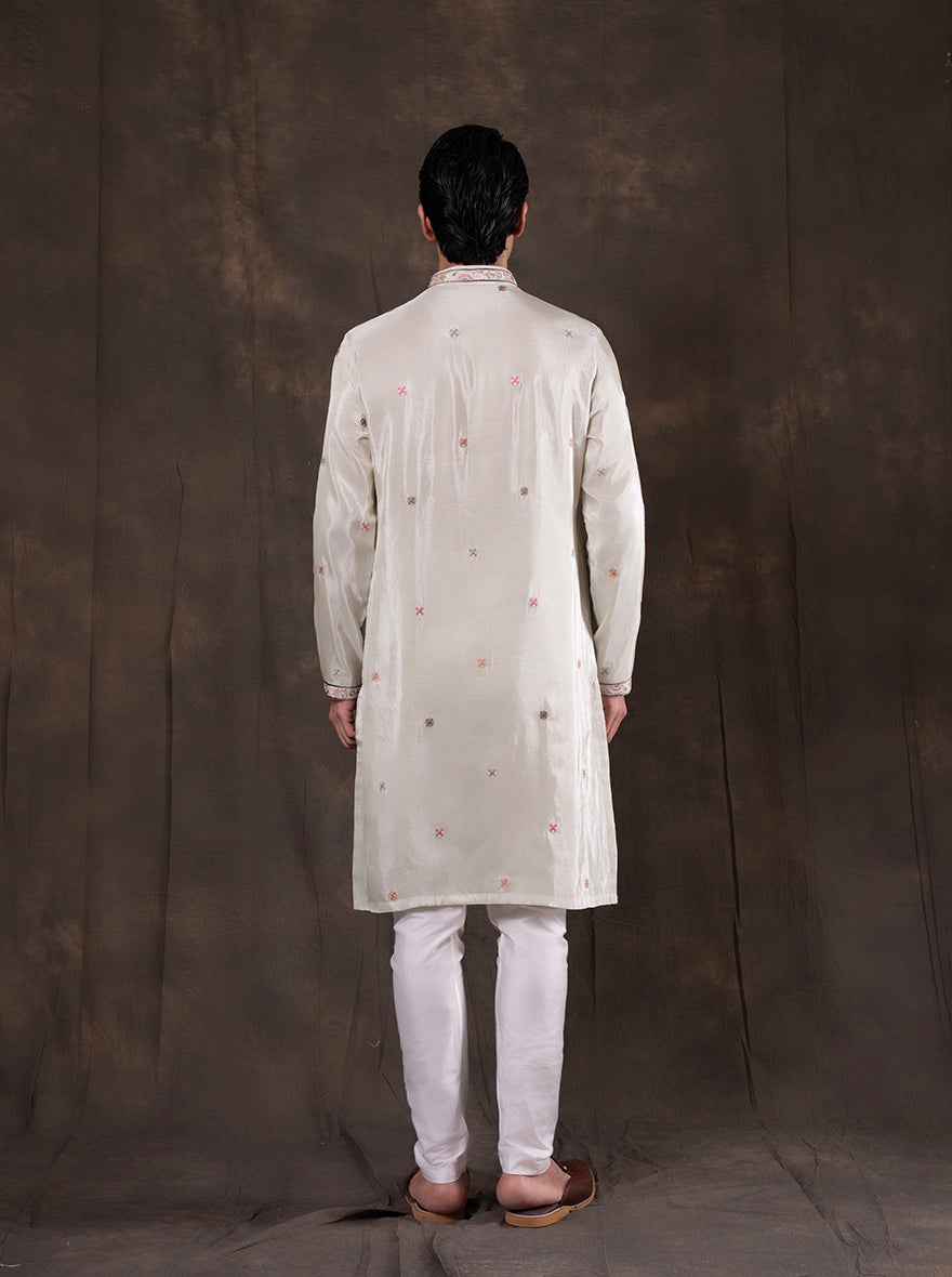 Pista Embroidered  Kurta Pajama | Virasana