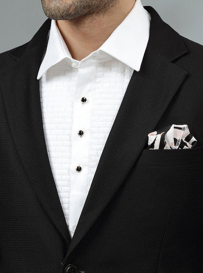 Black Solid Suit | JadeBlue