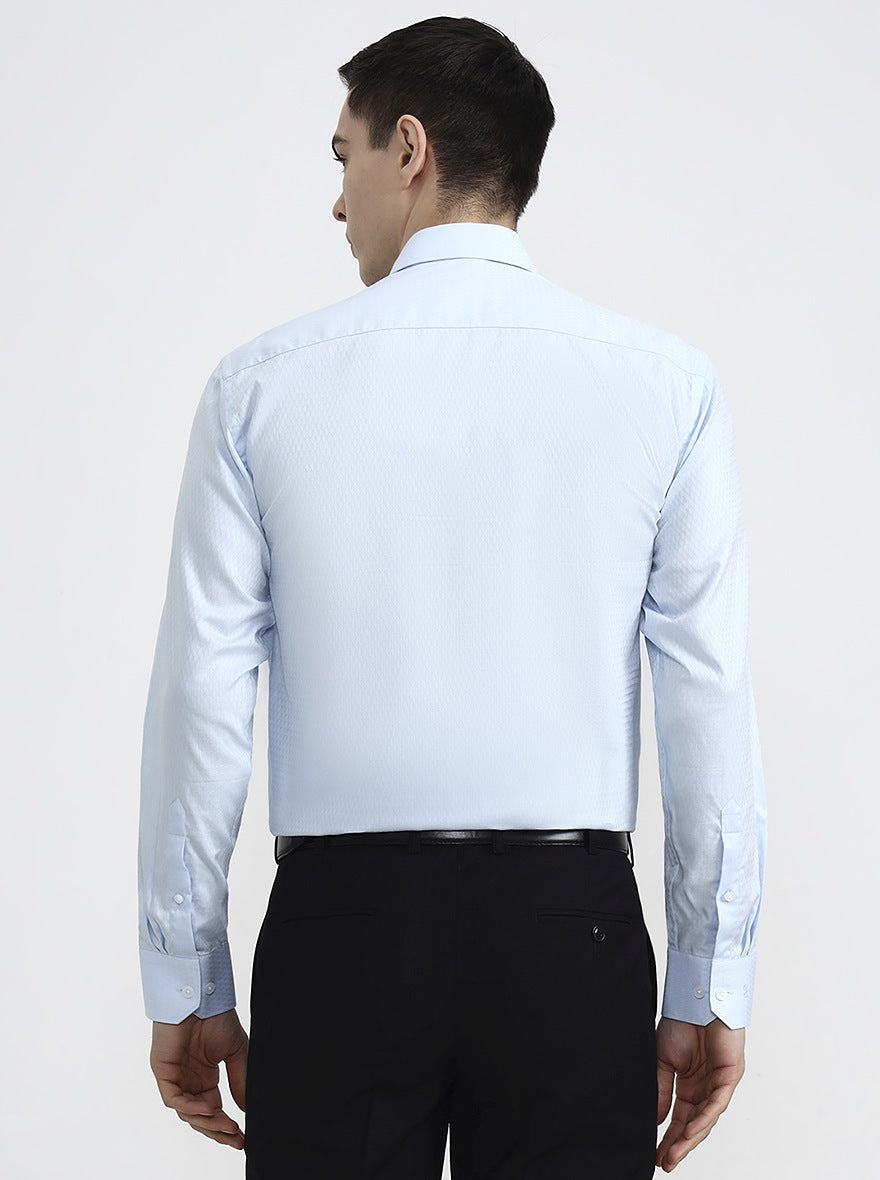 Light Green Solid Regular Fit Formal Shirt | JadeBlue