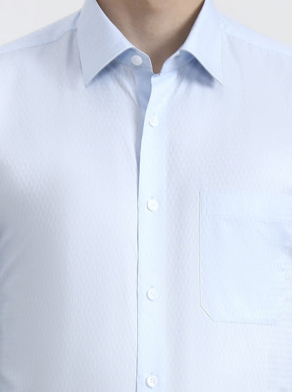 Light Green Solid Regular Fit Formal Shirt | JadeBlue