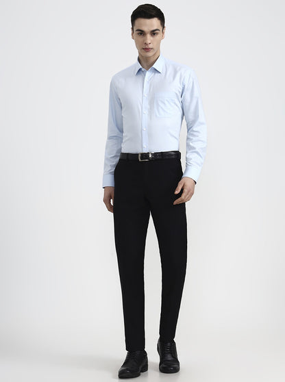 Light Green Solid Regular Fit Formal Shirt | JadeBlue