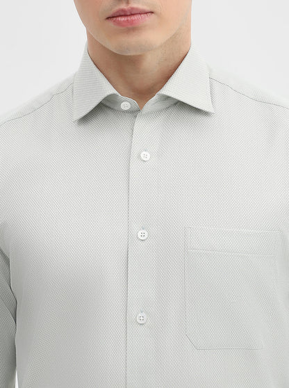 Pista Solid Slim Fit Formal Shirt | Metal