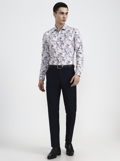 Multicolor Printed Slim Fit Party Wear Shirt | Wyre