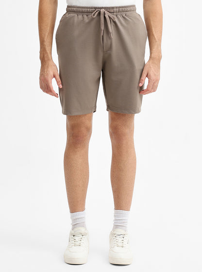 Mouse Solid Slim Fit Shorts | JadeBlue