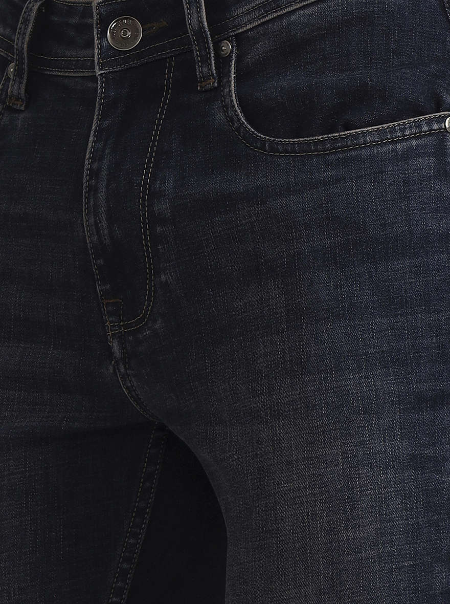 Vintage Blue Washed Rider Fit Jeans | JadeBlue