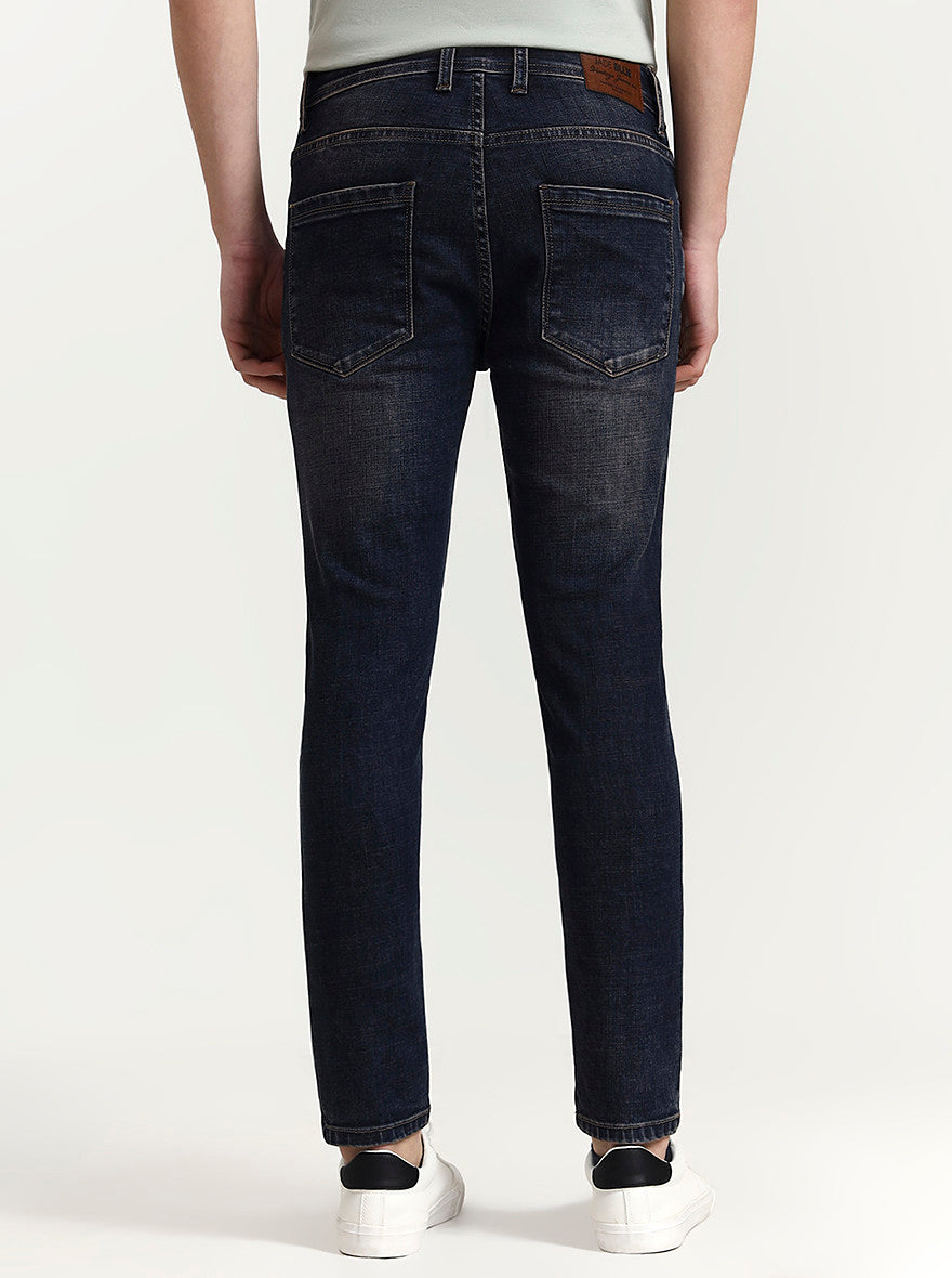 Vintage Blue Washed Rider Fit Jeans | JadeBlue