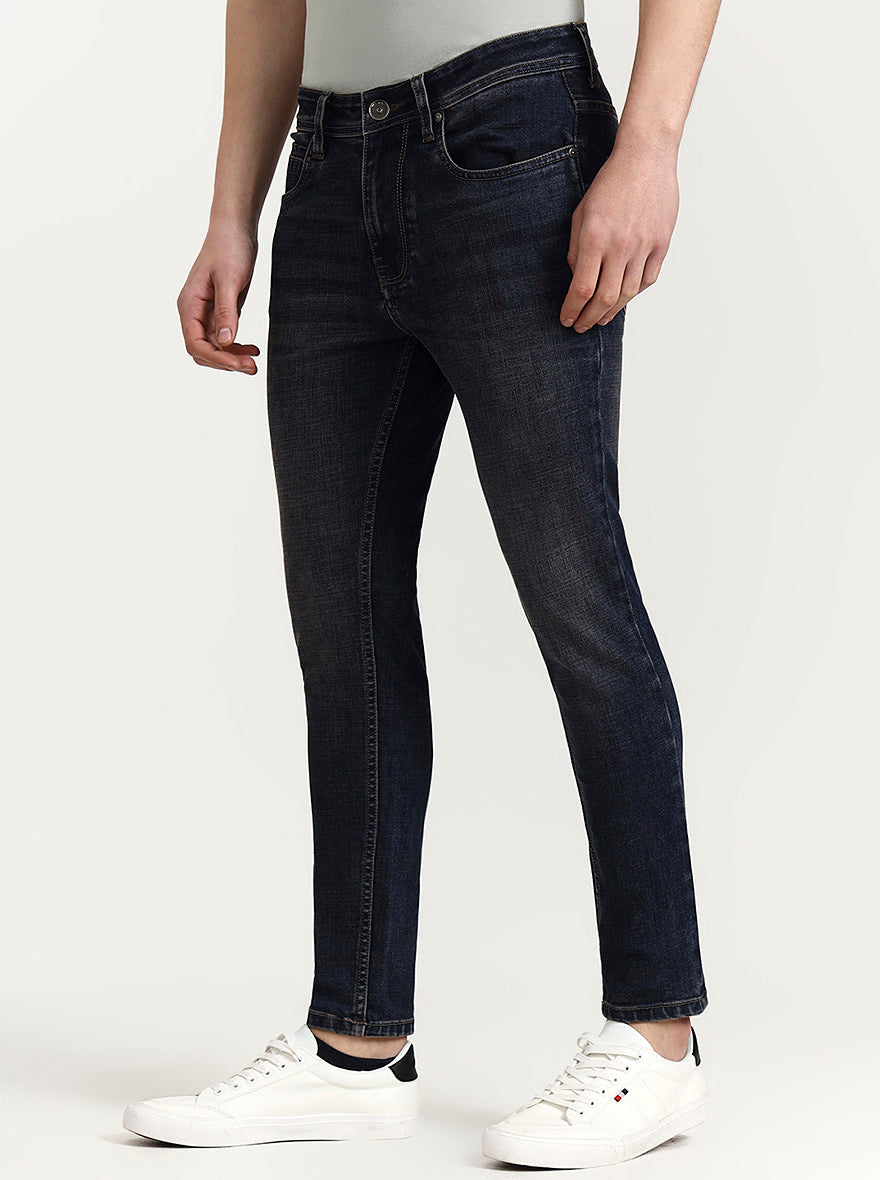 Vintage Blue Washed Rider Fit Jeans | JadeBlue