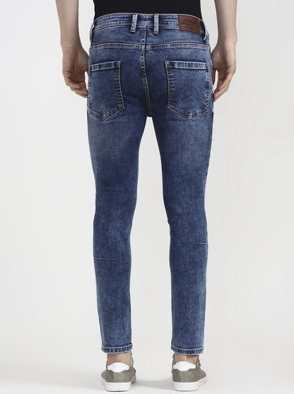 Blue Washed Rider Fit Jeans | JadeBlue