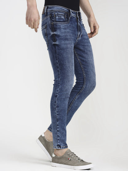 Blue Washed Rider Fit Jeans | JadeBlue