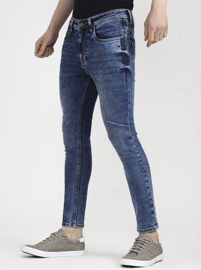 Blue Washed Rider Fit Jeans | JadeBlue