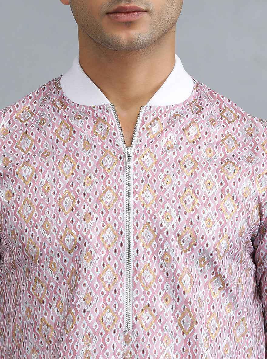 Dull Red Printed Kurta | The Kurta Company