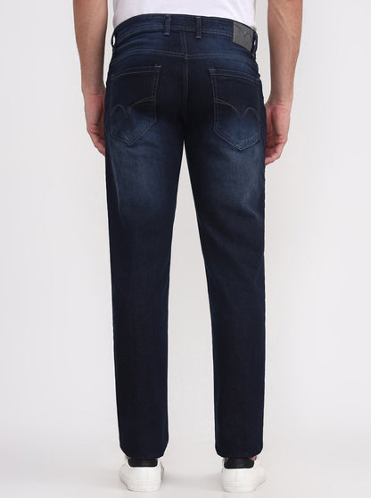 Mid Blue Washed Slim Fit Jeans | JadeBlue