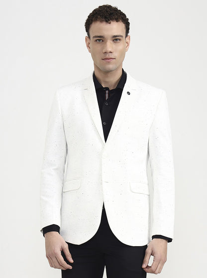 White Solid  Blazer | Wyre