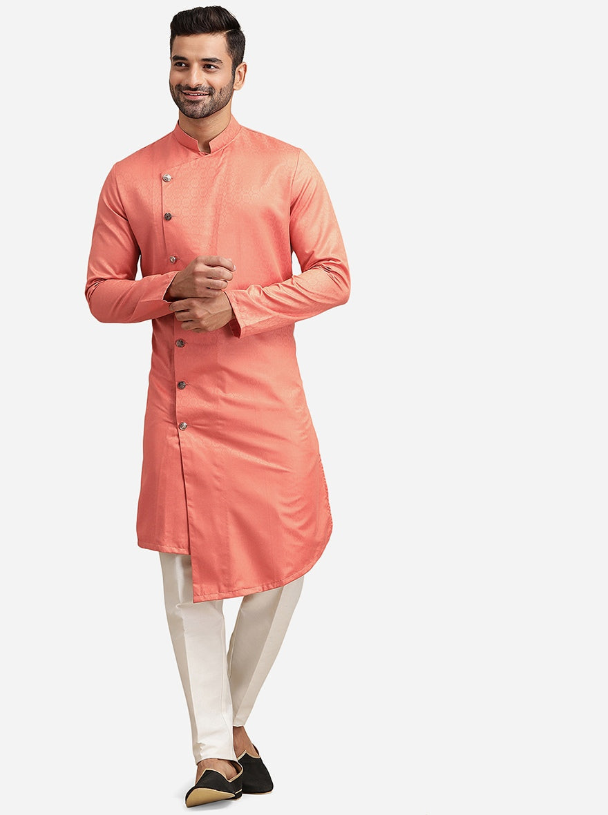 Gajri Pink Kurta | The Kurta Company