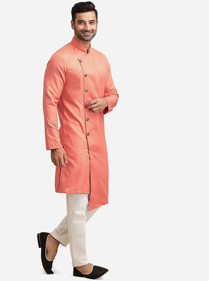 Gajri Pink Kurta | The Kurta Company