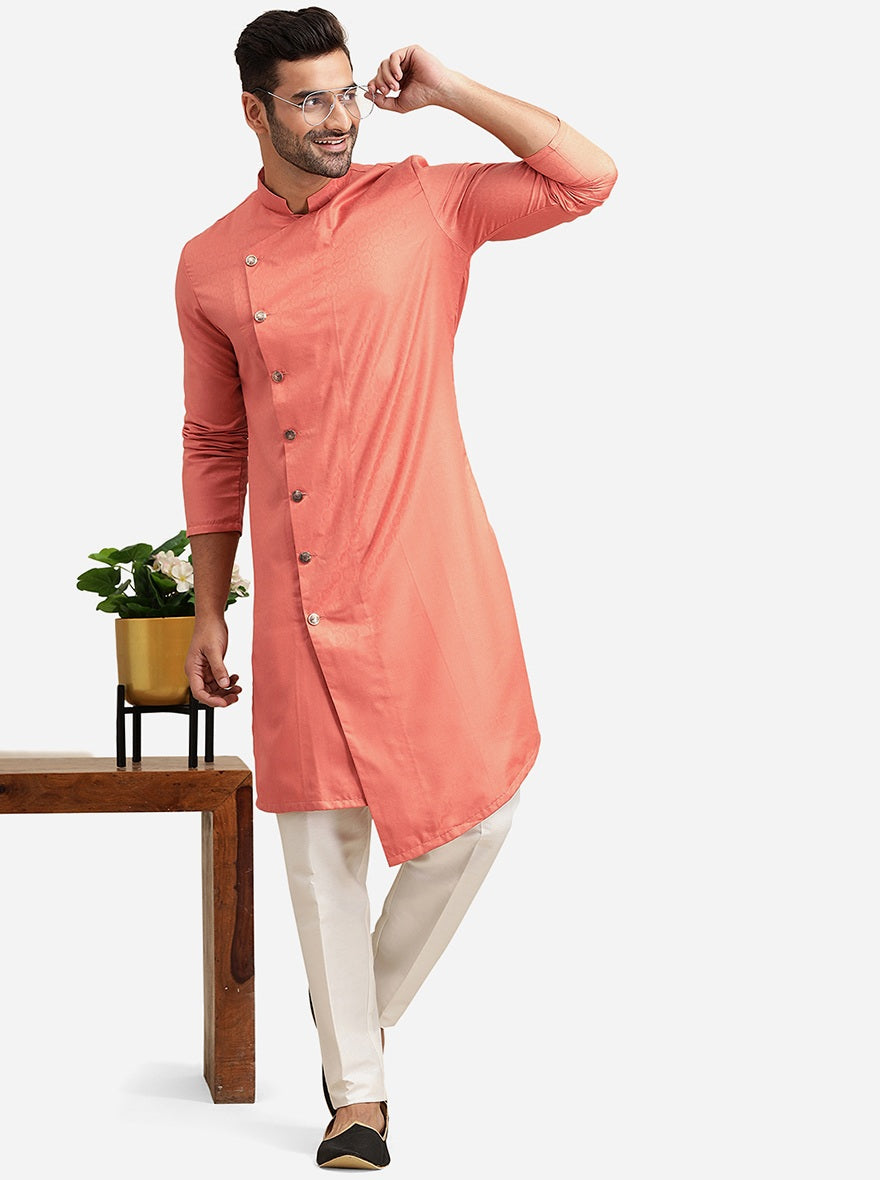 Gajri Pink Kurta | The Kurta Company