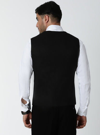 Black Embroidered Suit | JadeBlue