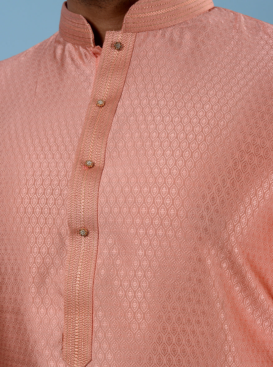 Peach Kurta Pajama | Azania