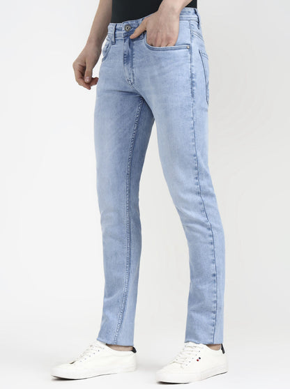 Light Blue Washed Slim Fit Jeans | JadeBlue
