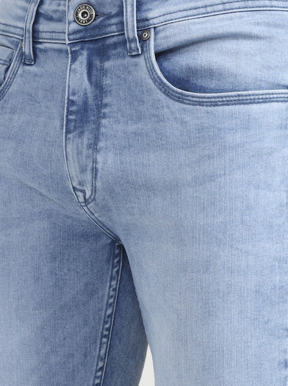 Light Blue Washed Slim Fit Jeans | JadeBlue