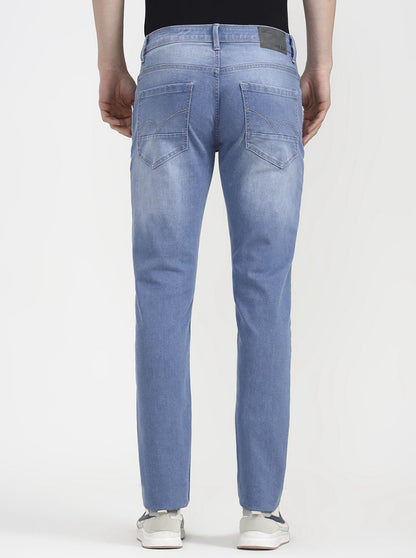 Indigo Blue Washed Slim Fit Jeans | JadeBlue