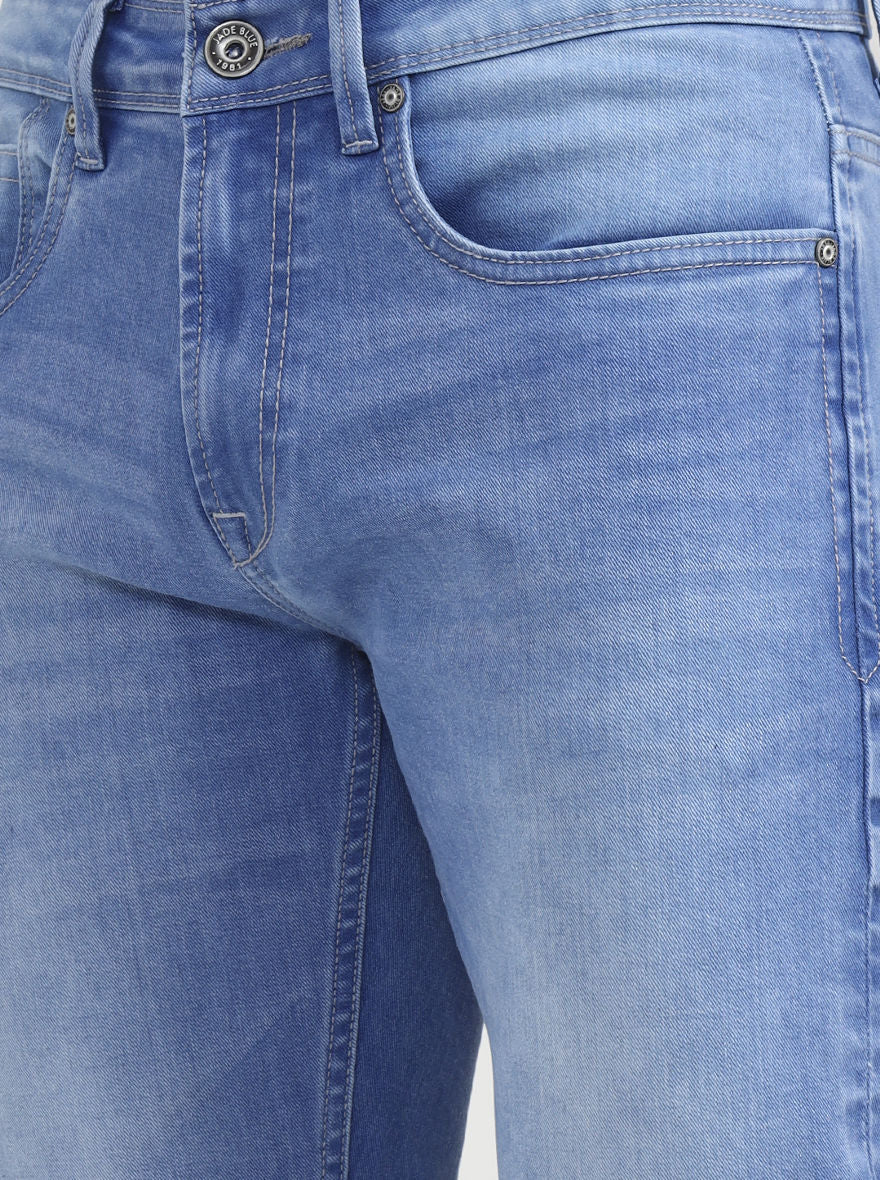 River Indingo Blue Washed Slim Fit Jeans | JadeBlue