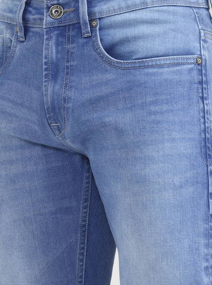 River Indingo Blue Washed Slim Fit Jeans | JadeBlue