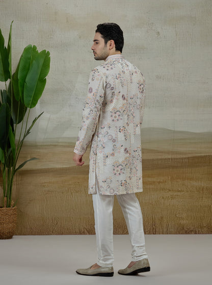 White Embroidered Kurta Pajama | TULA