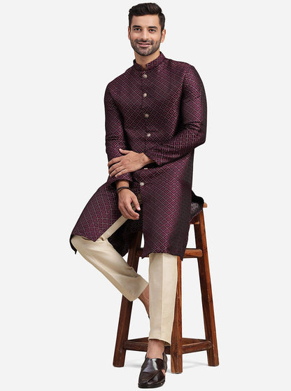 Deep Wine Kurta | The Kurta Company