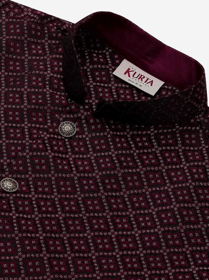 Deep Wine Kurta | The Kurta Company