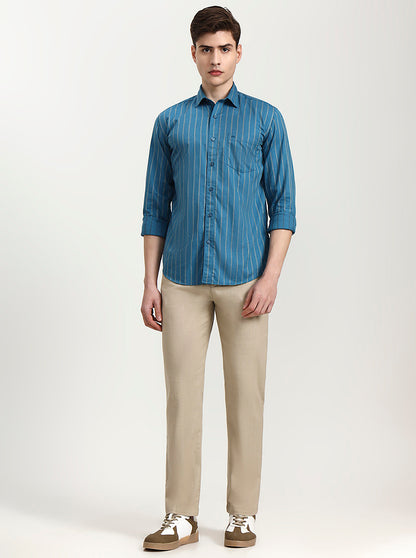 Beige Solid Regular Fit Track Pant | JadeBlue
