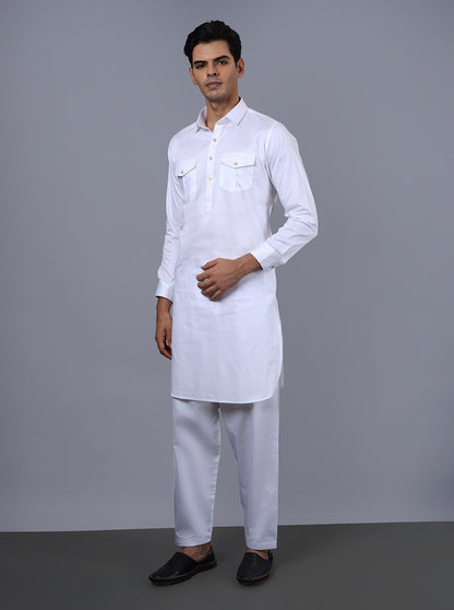 White Kurta | Azania
