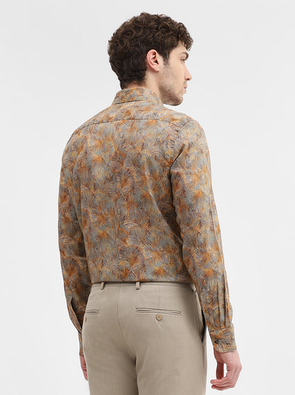 Multicolor Printed Slim Fit Party Wear Shirt | Wyre